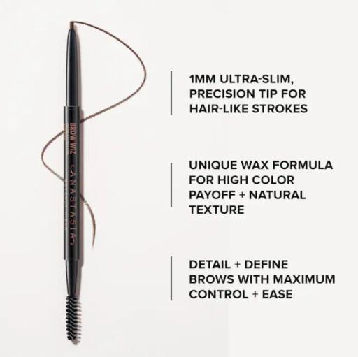 ANASTASIA BEVERLY HILLS Brow Wiz 0.03g Medium Brown (Mini) - image 4