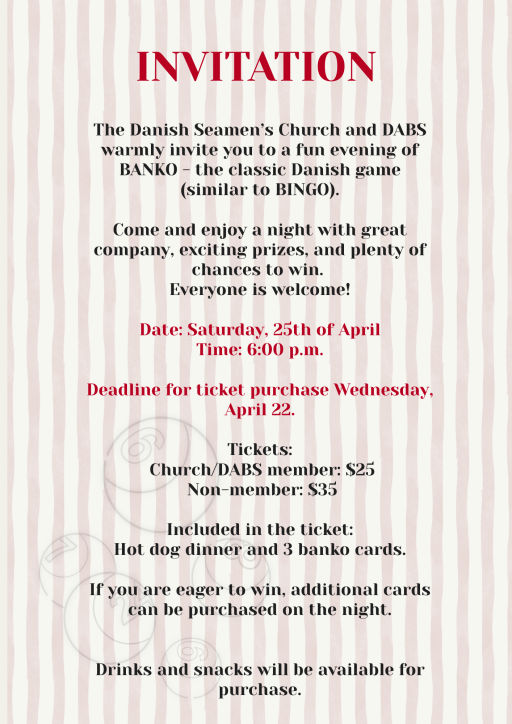 Banko i Kirken - April 25 - image 2