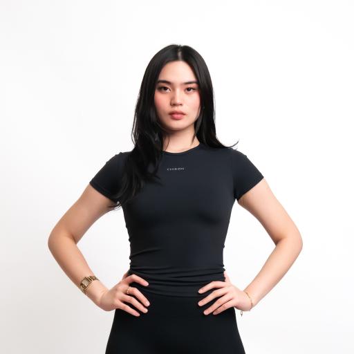 Forme Fitted Tee (Black) - image 1
