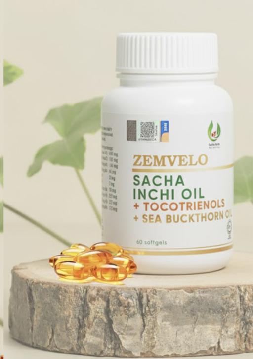 Zemvelo Sacha Inchi Oil 3-in-1 Softgels | Omega 3-6-9 + Vit E & C | Brain Fog, Cholesterol & Skin Glow | Halal (60 Softgels) - image 5