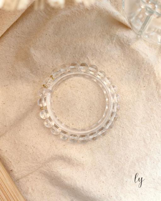 白水晶手串 · Clear Quartz Bracelet - image 3
