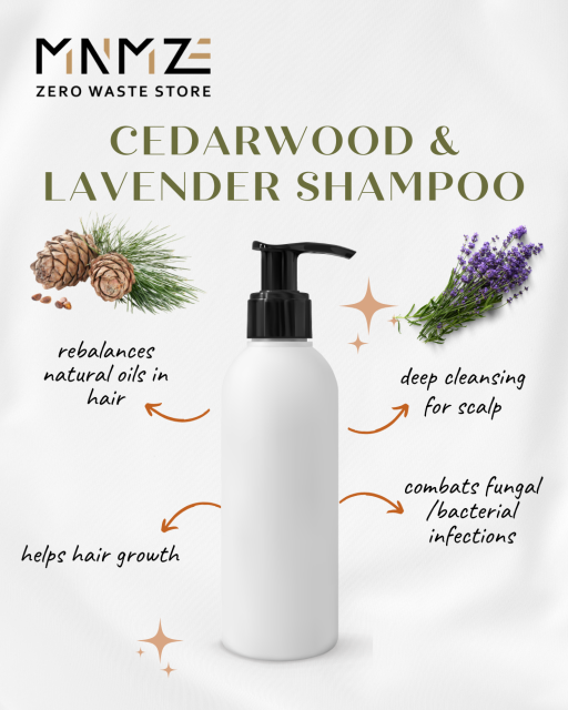 Lavender Cedarwood Shampoo (SLS & Paraben FREE) 1 Litre - image 2