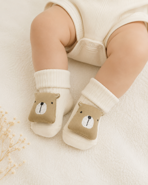 Angeliz Bear Friend Outing Baby Hamper Set 10 Pcs- Neutral ( For Twin) - image 8