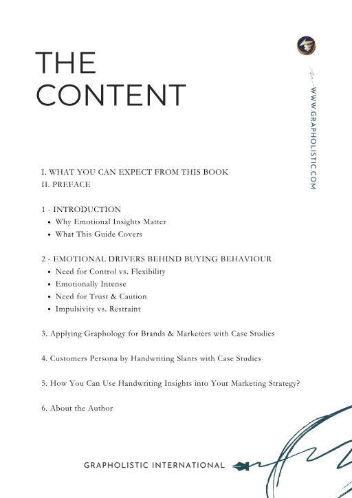 (eBooks Bundle) Consumer Behaviour through Graphology Insights + Case Studies Vol.1 - image 4