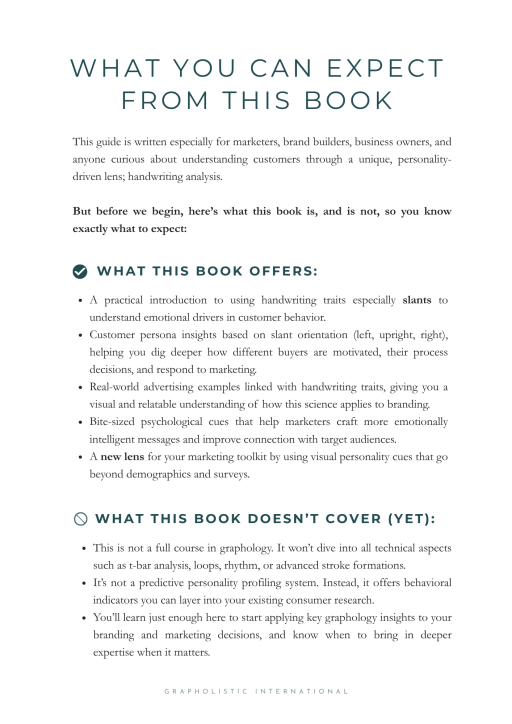 (eBooks Bundle) Consumer Behaviour through Graphology Insights + Case Studies Vol.1 - image 5