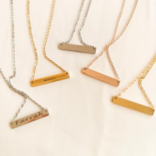 Rectangle Necklace - image 1