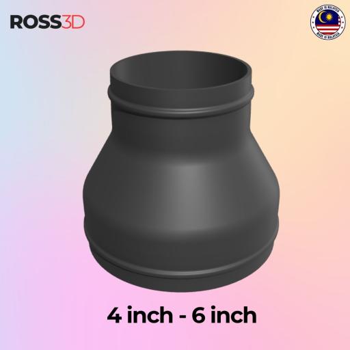 ROSS3D 4"-6" Ventilation Duct Reducer / Adapter - image 1