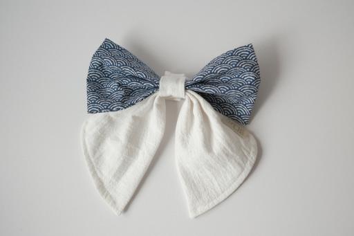 Two-Toned Sailor Bow - Studio - image 1