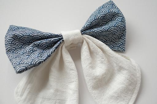 Two-Toned Sailor Bow - Studio - image 2