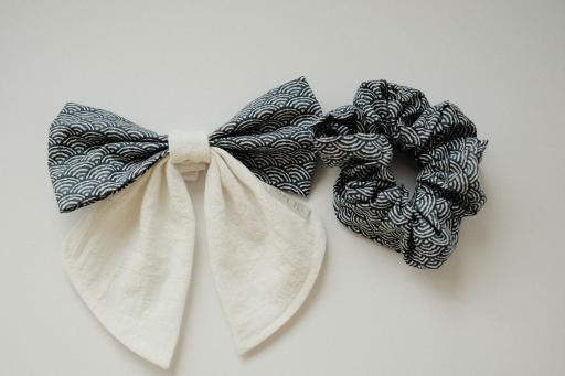 Two-Toned Sailor Bow - Studio - image 3