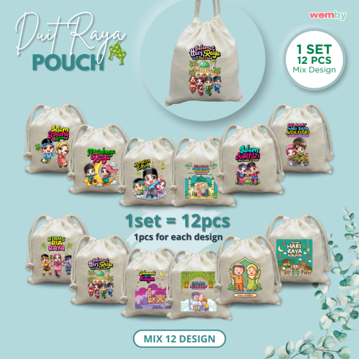 12pcs Mix Design Uncang Duit Raya 2026 - image 1