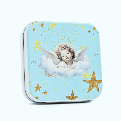 Guardian Angel Metal Keepsake & Rosary Case - image 2