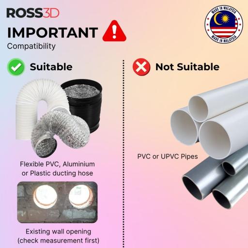 ROSS3D 4"-6" Ventilation Duct Reducer / Adapter - image 4