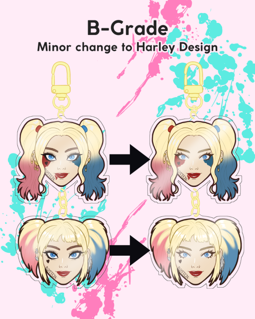 Harley (BOP & SS) Connecting Acrylic Keychains - image 4