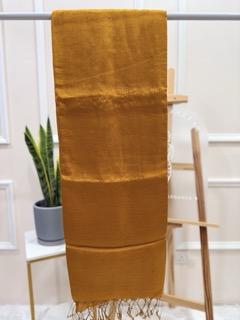 Mustard Yellow Tissue Saree - image 3