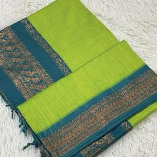 Kalyani Cotton (Contrast border, pallu & blouse) - image 1