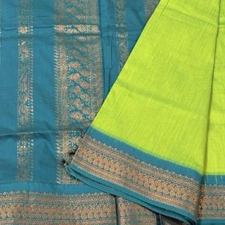 Kalyani Cotton (Contrast border, pallu & blouse) - image 2