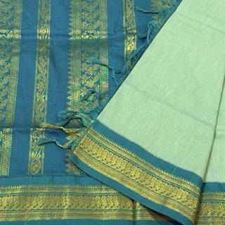 Kalyani Cotton (Contrast border, pallu & blouse) - image 2