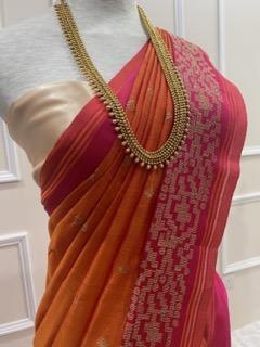 Dual Tone Jute Patti with Embroidery Work - image 2