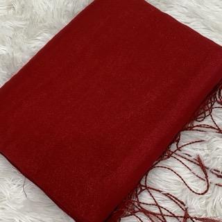 Red Tissue Saree - image 1