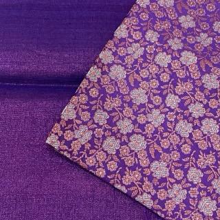 Purple Tissue Saree - image 2