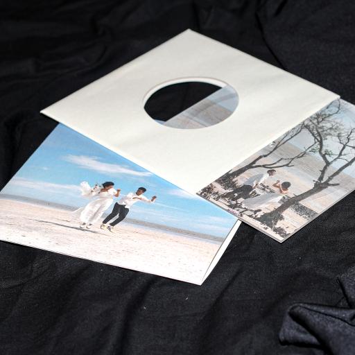 8" Custom Square Picture Disc Vinyl Record (One-Sided Stereo Cut) - image 4