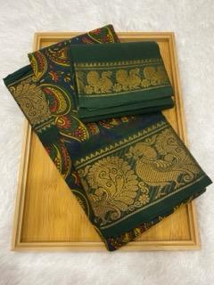 Kalamkari Sungudi Saree - image 2