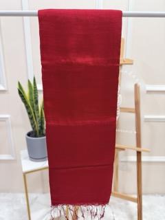 Red Tissue Saree - image 3