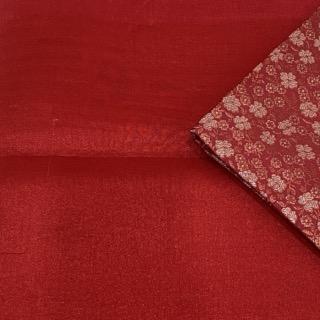 Red Tissue Saree - image 2