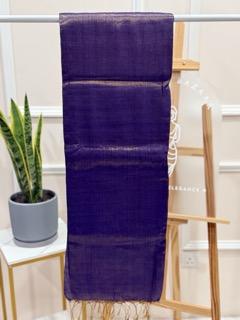 Purple Tissue Saree - image 3