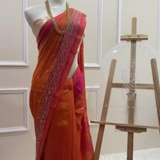 Dual Tone Jute Patti with Embroidery Work - image 3