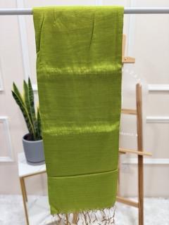 Apple Green Tissue Saree - image 3