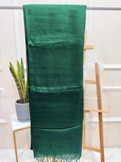 Emerald Green Tissue Saree - image 3
