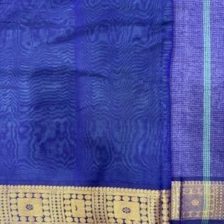 Cotton Silk (Contrast pallu & blouse) - image 4