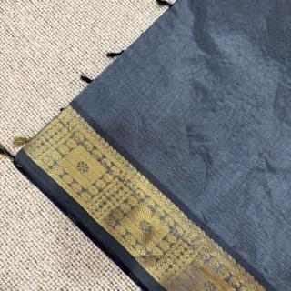 Cotton Silk (Contrast pallu & blouse) - image 2