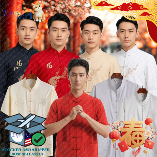 Chinese men's Tang suit short-sleeved tops performance clothes shirts big dragon tops Hanfu costume cosplay - https://hitpay-production.s3.ap-southeast-1.amazonaws.com/generics/kw-merit-2026-01-22t184158-843-6972130b1b441.png