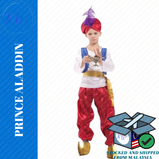 Prince Aladdin Kids Costume Cosplay - image 1