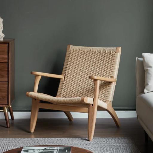 Scandinavia Natural Frame Lounge Chair - image 8