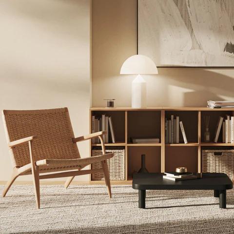 Scandinavia Natural Frame Lounge Chair - image 5