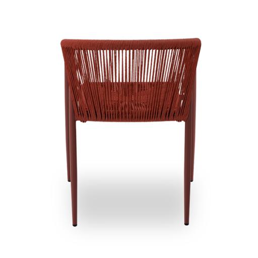 Red Handwoven Technorattan Chair - image 4