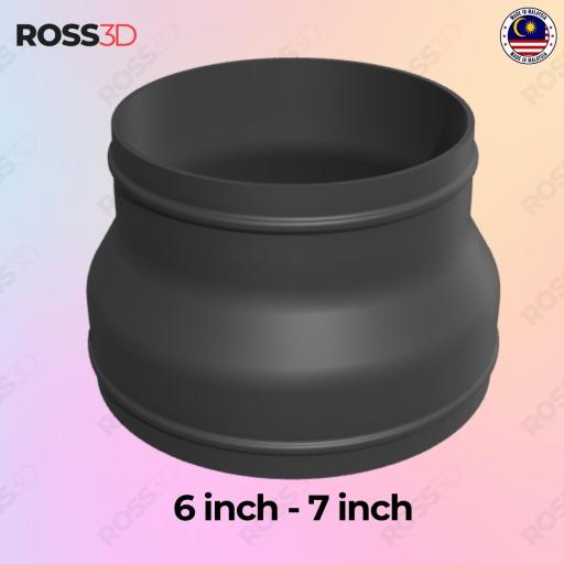 ROSS3D 6"-7" Ventilation Duct Reducer / Adapter - image 1