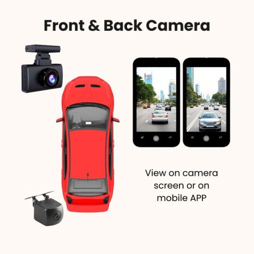 Mojo Car Cam 3 Pro 4K Front and Back HD Car Camera Dashcam - image 3