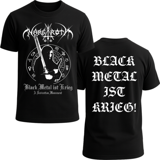 [PRINT-ON DEMAND] NARGAROTH - Black Metal Ist Krieg TEE - image 1