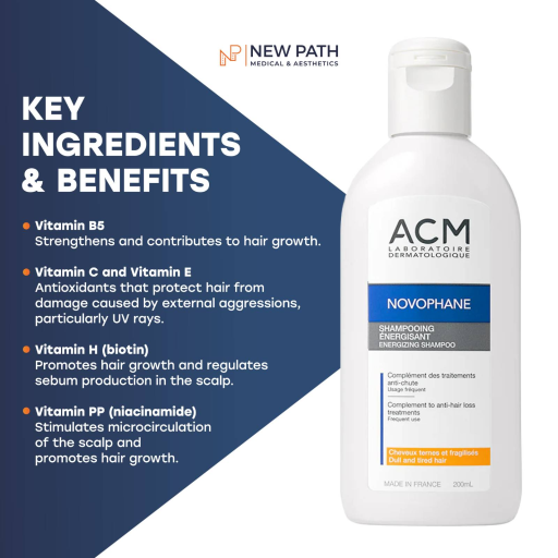 ACM Novophane Energizing Shampoo 200ml - image 3