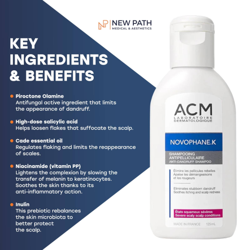 ACM Novophane. K Anti-Dandruff Shampoo 125ml - image 3