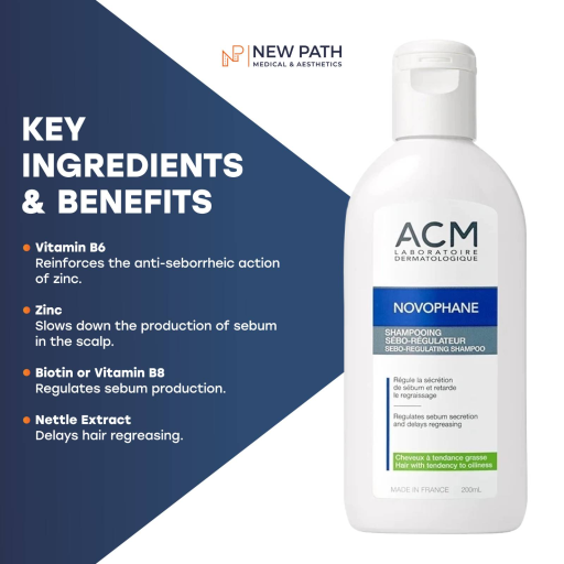 ACM Novophane Sebo Shampoo 200ml - image 3