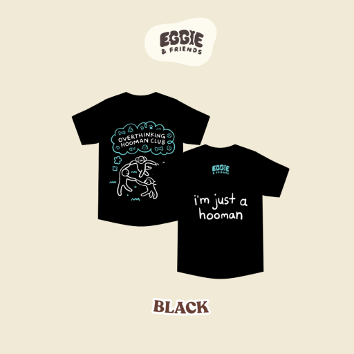 Overthinking Hoomans Club Oversized Tee - image 2