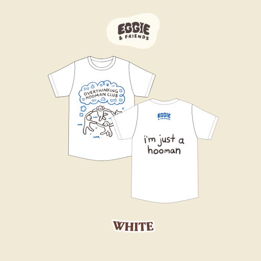 Overthinking Hoomans Club Oversized Tee - image 1