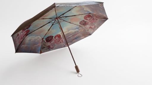 "My Faith is My Shelter" Dual-Canopy Compact Umbrella - image 2