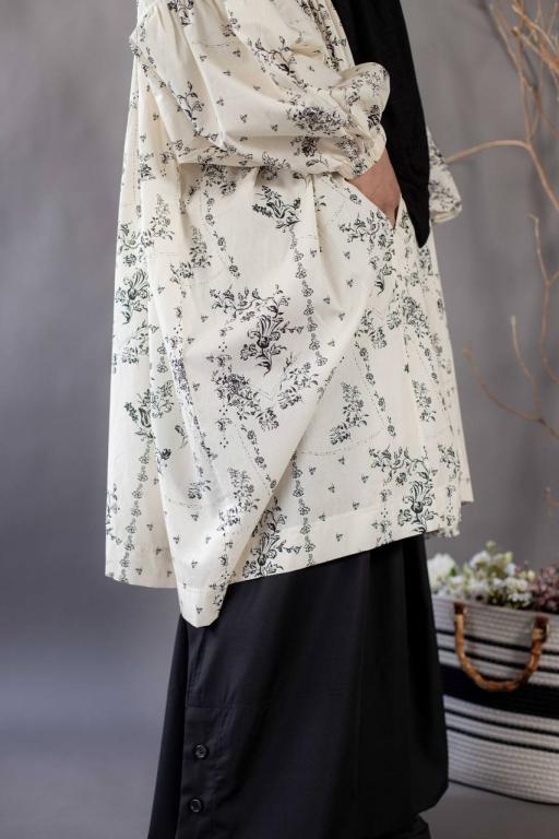 Eimaan Long Blouse (Printed) - TOP ONLY - image 9